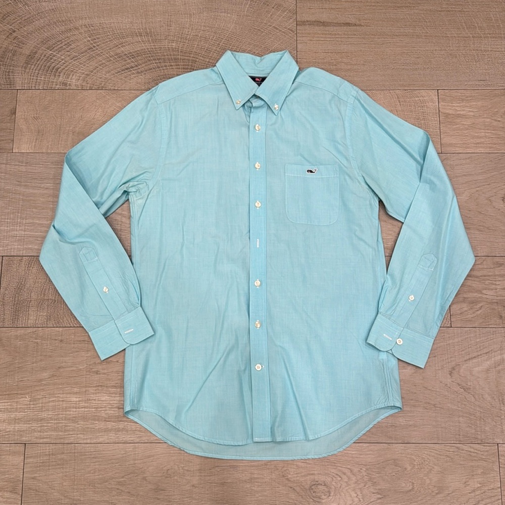 Vineyard Vines Slim Fit Blue Tucker Shirt